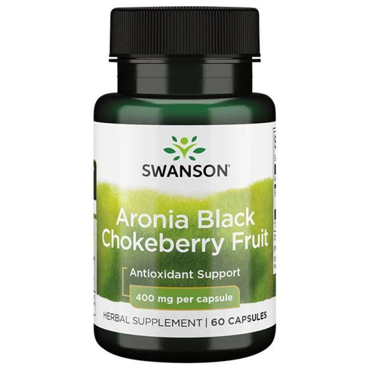 Swanson: Aronia Black Chokeberry Fruit, 400mg - 60 caps