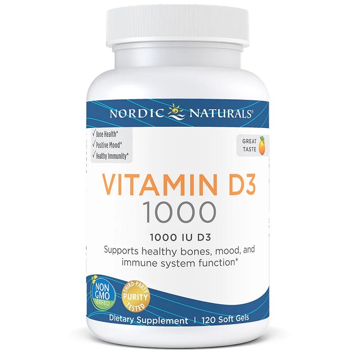 Nordic Naturals: Vitamin D3, 1000 IU Orange - 120 softgels