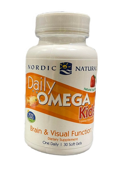 Nordic Naturals: Daily Omega Kids, Natural Fruit Flavor - 30 softgels