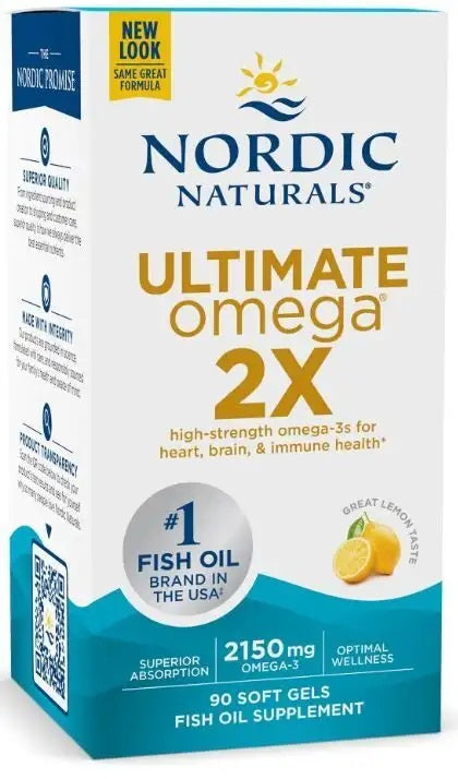 Nordic Naturals: Ultimate Omega 2X, 2150mg Lemon - 90 softgels