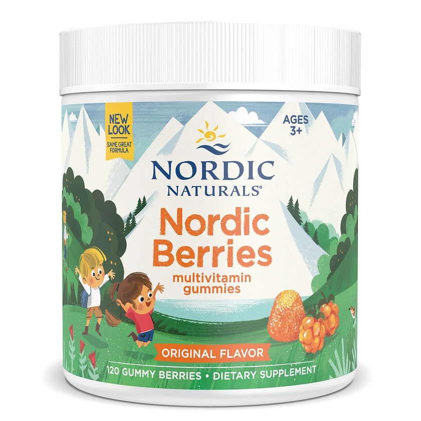 Nordic Naturals: Nordic Berries Multivitamin, Original Flavor - 120 gummy berries