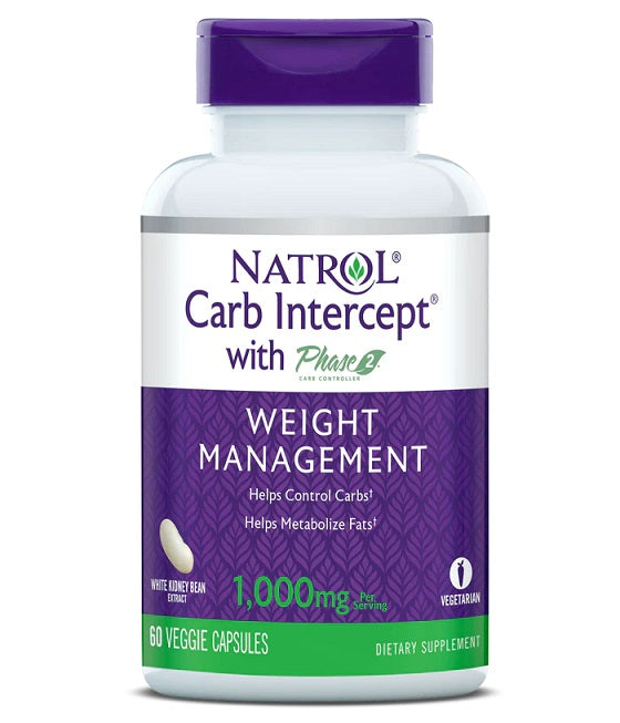 Natrol: Carb Intercept with Phase 2 - 60 vcaps