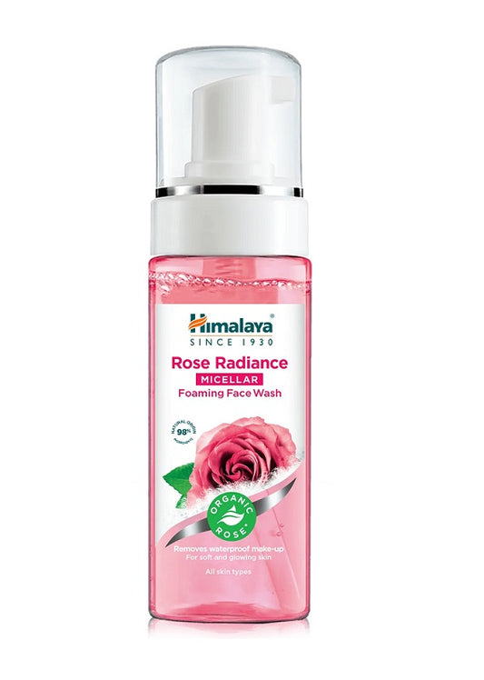 Himalaya: Organic Rose Radiance Micellar Foaming Face Wash - 150 ml.