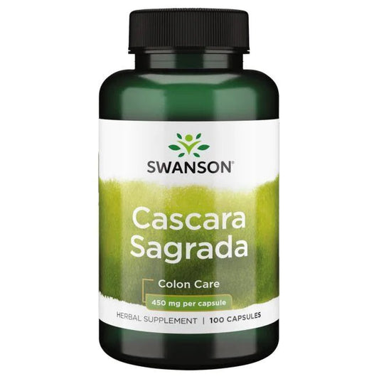 Swanson: Cascara Sagrada, 450mg - 100 caps