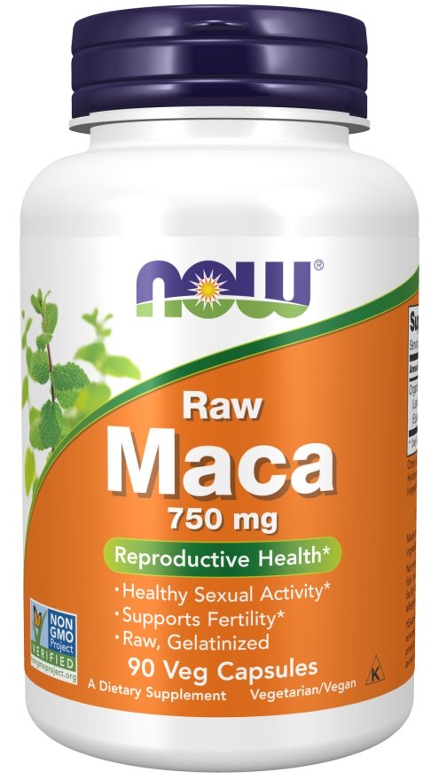 NOW Foods: Maca 6:1 Concentrate, 750mg RAW - 90 vcaps