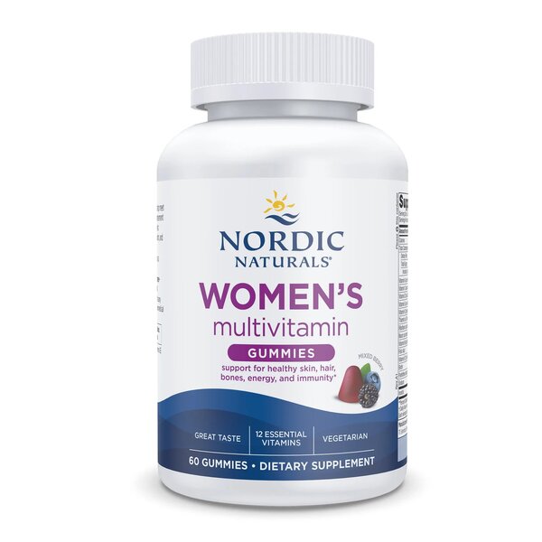 Nordic Naturals: Women's Multivitamin Gummies, Mixed Berry - 60 gummies