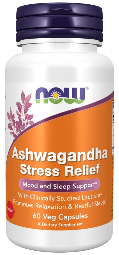 NOW Foods: Ashwagandha Stress Relief - 60 vcaps