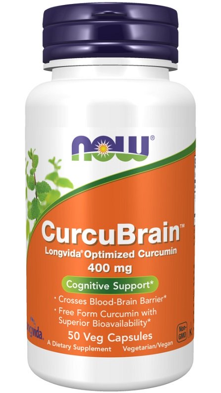 NOW Foods: CurcuBrain, 400mg - 50 vcaps