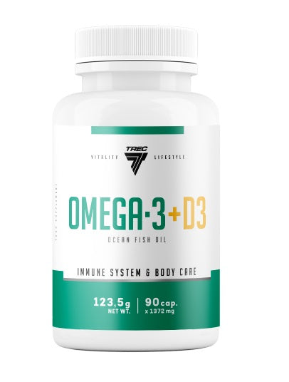 Trec Nutrition: Omega-3 + D3 - 90 caps