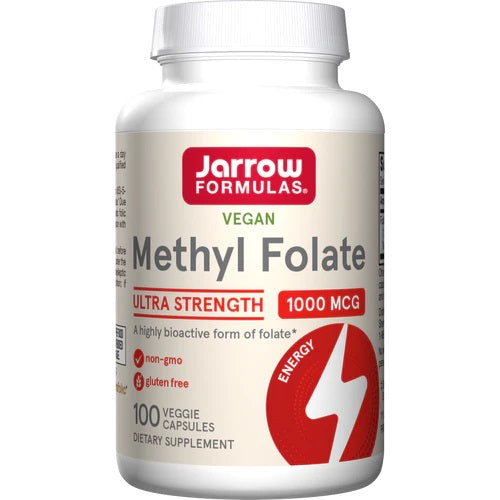 Jarrow Formulas: Methyl Folate, 1000mcg - 100 vcaps