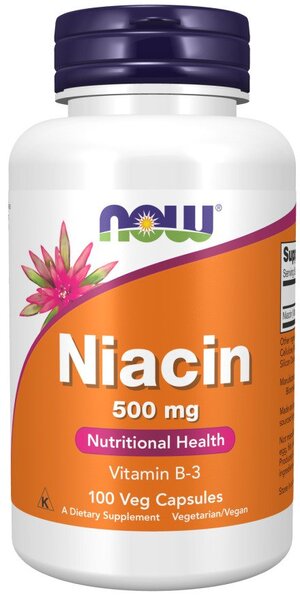 NOW Foods: Niacin, 500mg - 100 vcaps