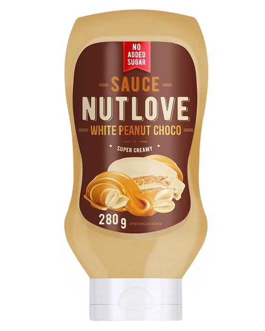 Allnutrition: Nutlove Sauce, White Peanut Choco - 280 ml.