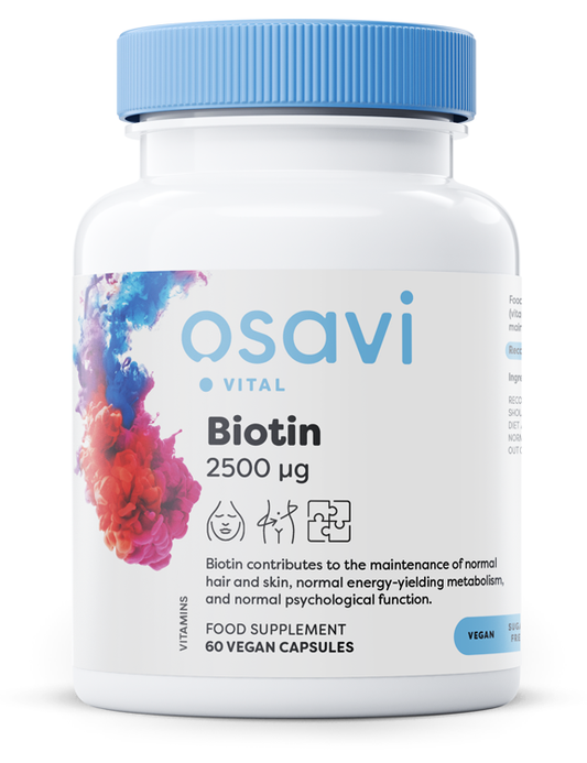 Osavi: Biotin, 2500mcg - 60 vegan caps