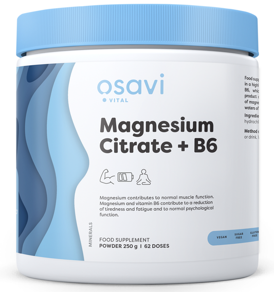 Osavi: Magnesium Citrate + B6 Powder - 250g