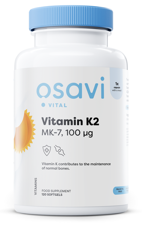 Osavi: Vitamin K2 MK-7, 100mcg - 120 softgels