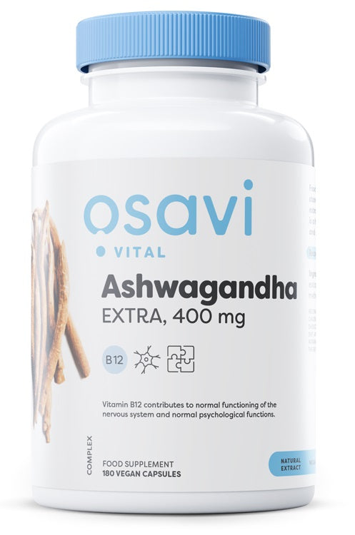 Osavi: Ashwagandha Extra, 400mg - 180 vegan caps