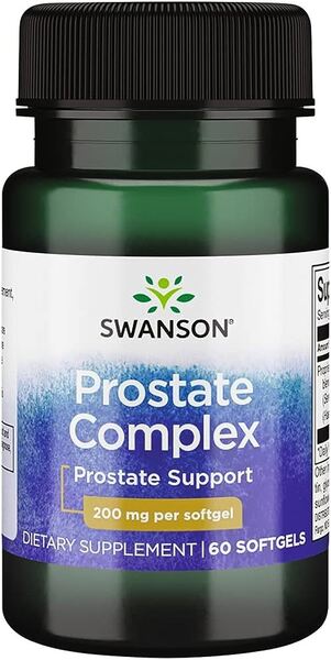 Swanson: Prostate Complex, 200mg - 60 softgels