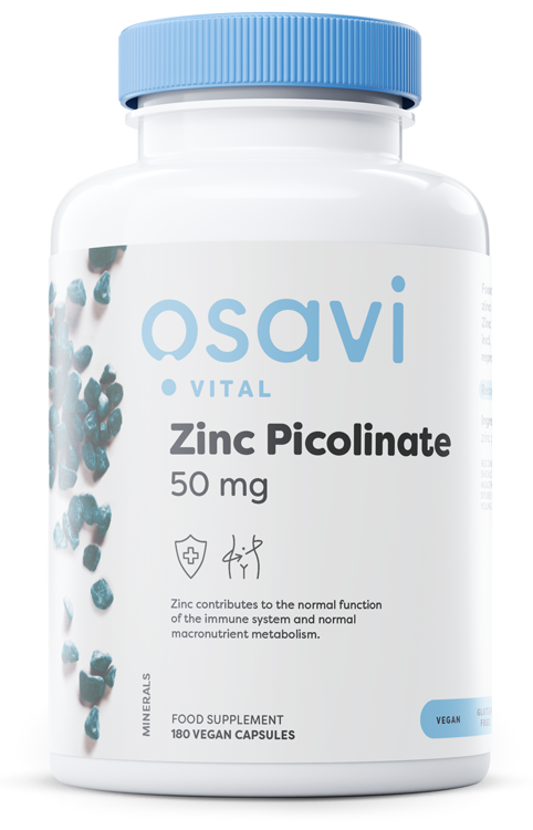 Osavi: Zinc Picolinate, 50mg - 180 vegan caps