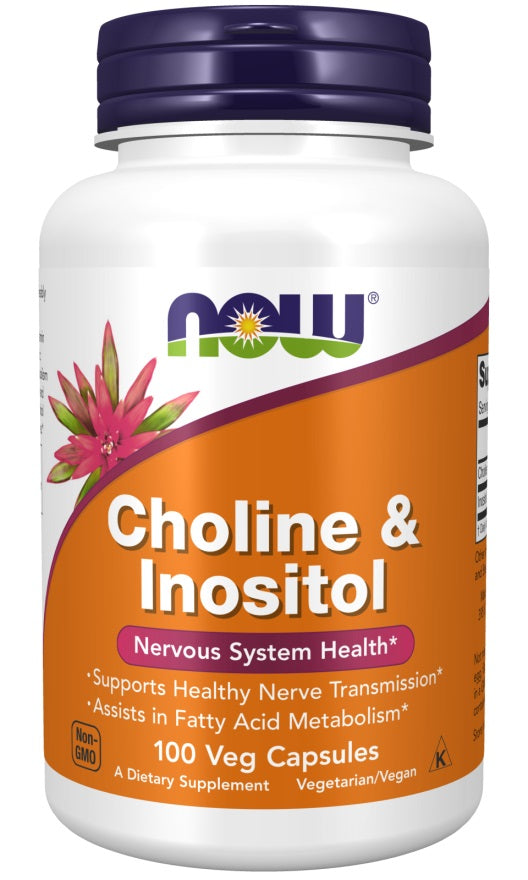 NOW Foods: Choline and Inositol - 100 vcaps