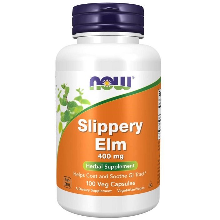 NOW Foods: Slippery Elm, 400mg - 100 vcaps