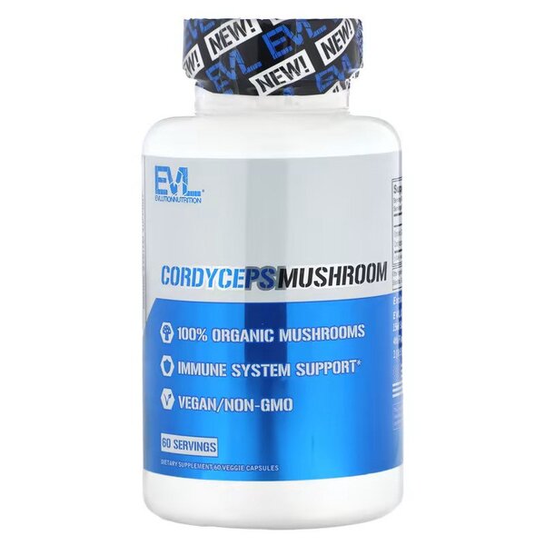 EVLution Nutrition: Cordyceps Mushroom - 60 vcaps