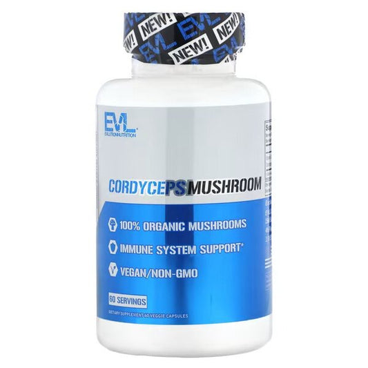 EVLution Nutrition: Cordyceps Mushroom - 60 vcaps