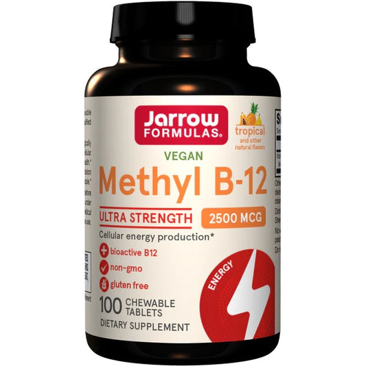 Jarrow Formulas: Methyl B-12, 2500mcg (Tropical) - 100 vegan chewable tabs