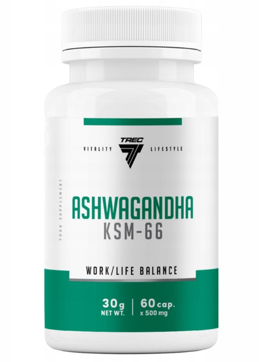 Trec Nutrition: Ashwagandha KSM-66, 500mg - 60 caps