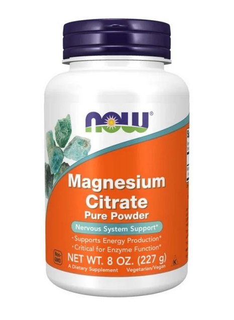 NOW Foods: Magnesium Citrate, Pure Powder - 227g