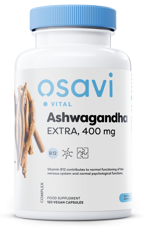 Osavi: Ashwagandha Extra, 400mg - 120 vegan caps