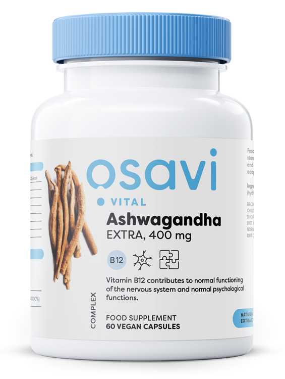 Osavi: Ashwagandha Extra, 400mg - 60 vegan caps