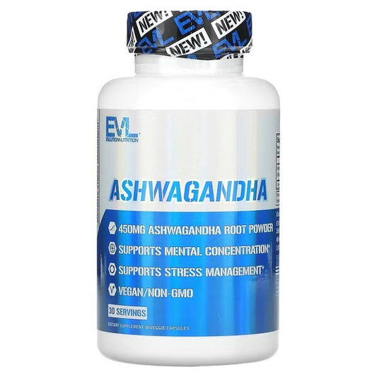 EVLution Nutrition: Ashwagandha - 30 vcaps