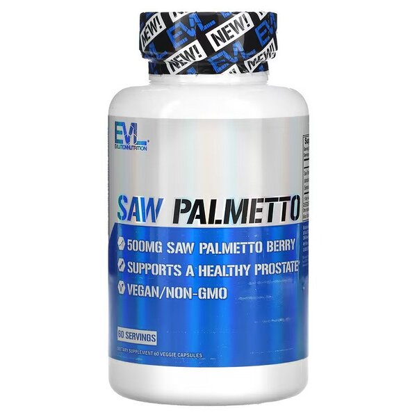 EVLution Nutrition: Saw Palmetto - 60 vcaps