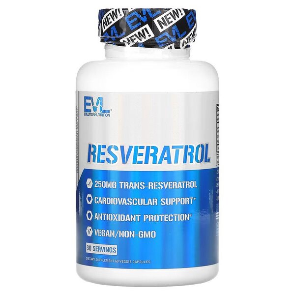 EVLution Nutrition: Resveratrol - 60 vcaps