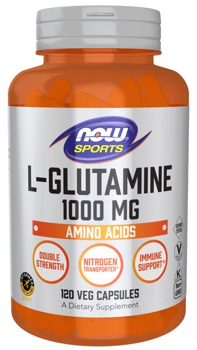 NOW Foods: L-Glutamine, 1000mg - 120 vcaps