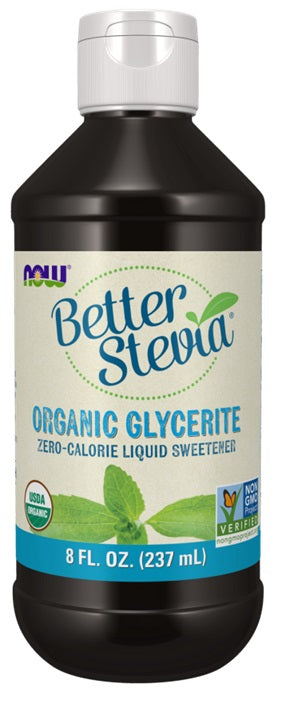 NOW Foods: Better Stevia Organic Glycerite - 237 ml.