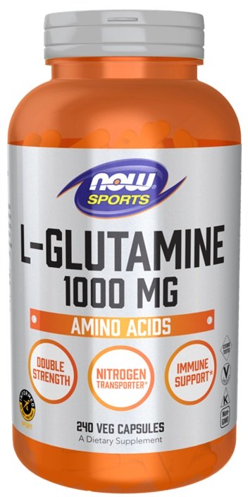 NOW Foods: L-Glutamine, 1000mg - 240 vcaps