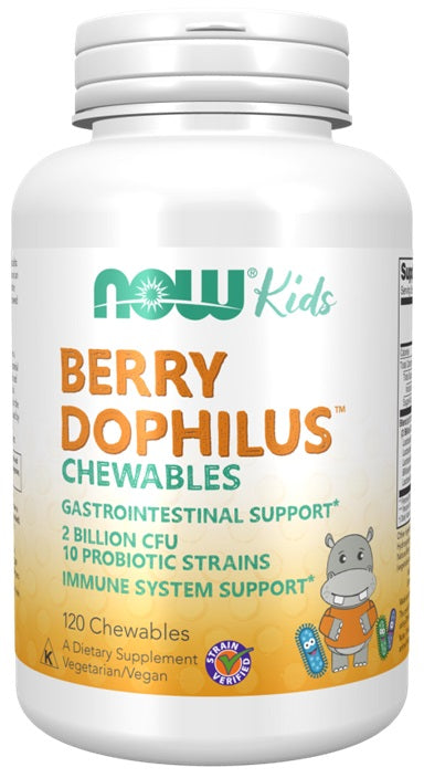 NOW Foods: BerryDophilus Kids Chewables - 120 chewables