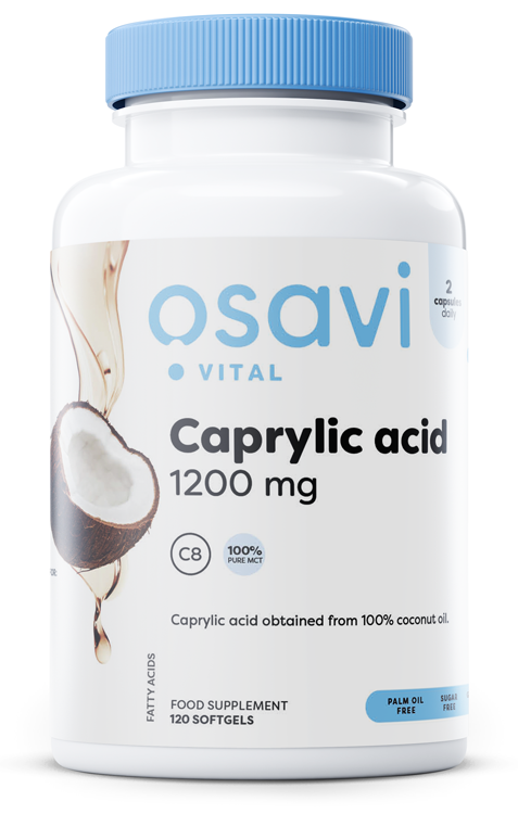 Osavi: Caprylic Acid, 1200mg - 120 softgels