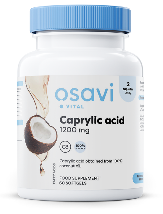 Osavi: Caprylic Acid, 1200mg - 60 softgels