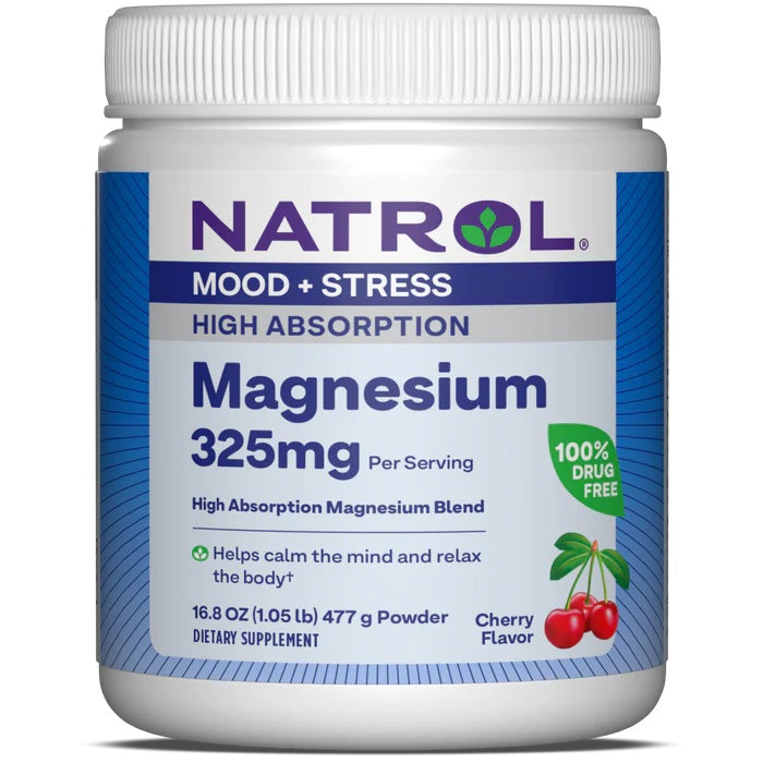 Natrol: High Absorption Magnesium, 325mg (Cherry) - 477g