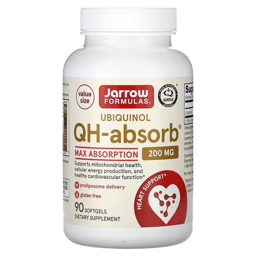 Jarrow Formulas: Ubiquinol QH-absorb, 200mg - 90 softgels