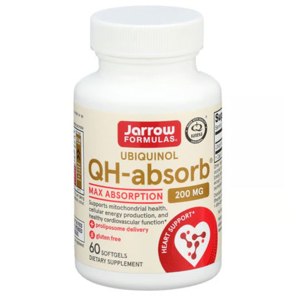 Jarrow Formulas: Ubiquinol QH-absorb, 200mg - 60 softgels