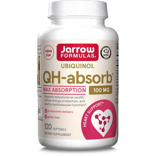 Jarrow Formulas: Ubiquinol QH-absorb, 100mg - 120 softgels