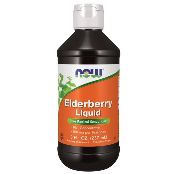 NOW Foods: Elderberry, Liquid - 237 ml.