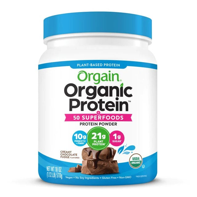 Orgain: Organic Protein + 50 Superfoods, Creamy Chocolate Fudge - 510g