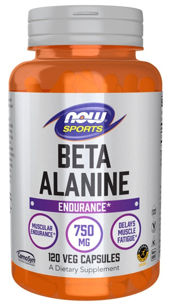 NOW Foods: Beta-Alanine, 750mg - 120 caps