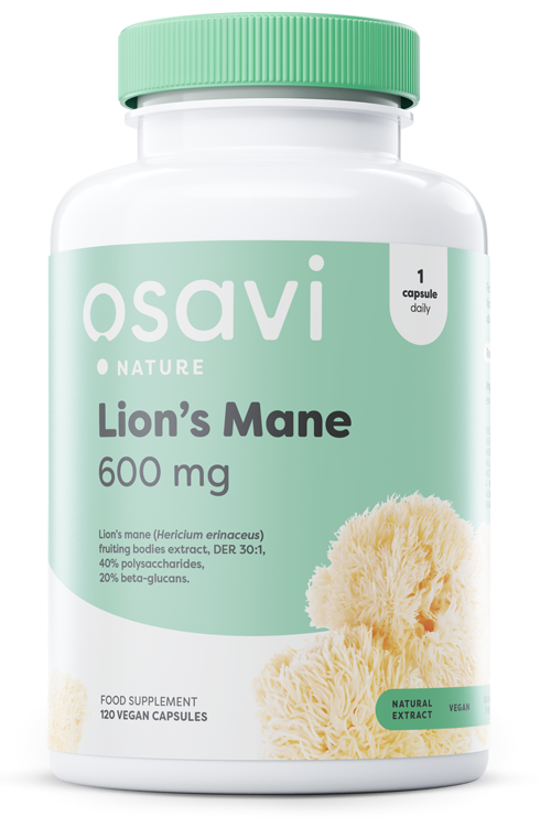 Osavi: Lion's Mane, 600mg - 120 vegan caps