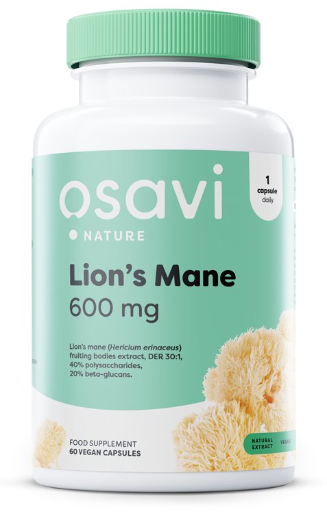 Osavi: Lion's Mane, 600mg - 60 vegan caps