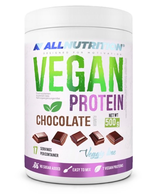 Allnutrition: Vegan Protein, Chocolate - 500g